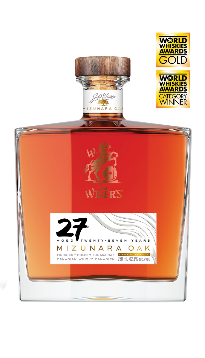 J.P. Wiser's 27 Year Old – Mizunara Cask Strength Whisky – JP