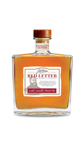 J.P. Wiser’s Red Letter 2025 Edition Canadian Whisky