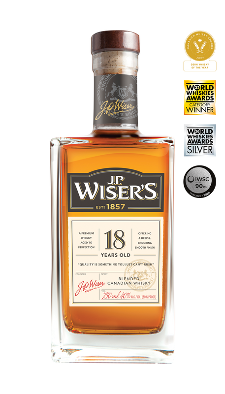 J.P. Wiser's 18 Year Old Canadian Whisky