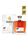JWiser's 27-year-old whiskey bottle and box on a white background