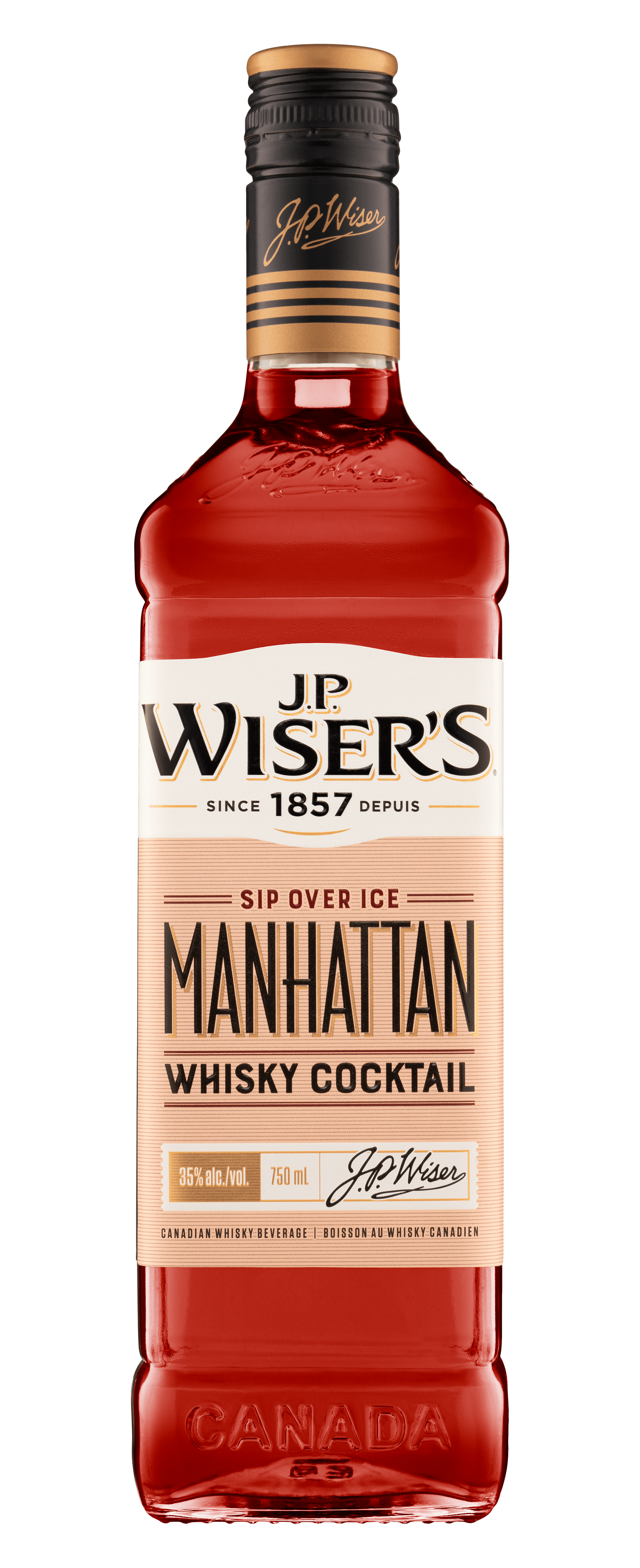 J.P. Wiser's Manhattan Whisky Cocktail 0.750 L
