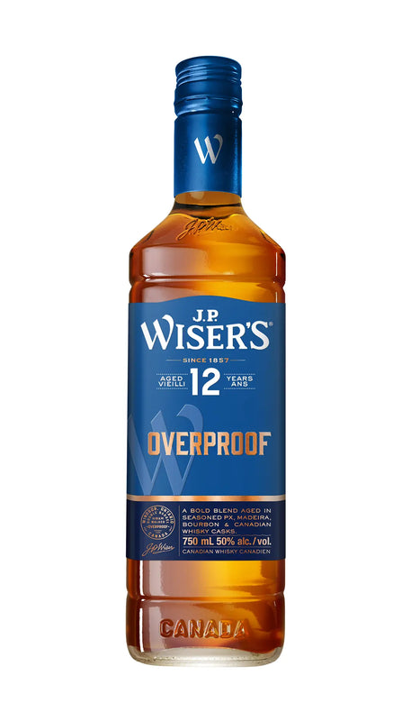 J.P. Wiser's 12 Years Old Overproof Double 750ml