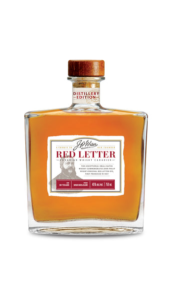 J.P. Wiser's Red Letter 2025 – Distillery Exclusive Whisky – JP